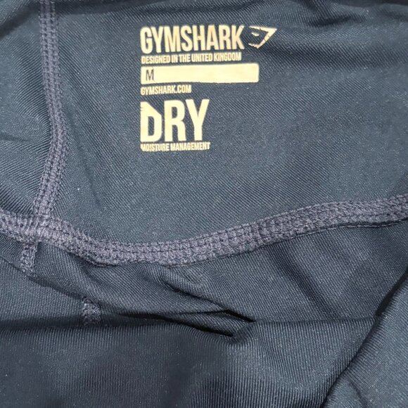 GYMSHARK Navy Blue Leggings - Picture 1 of 4